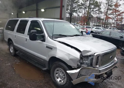 2001 Ford Excursion Xlt from USA, damaged, VIN 1FMNU40LX1ED42972